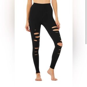 ALO Yoga High Waisted Cut Out Warrior Legging